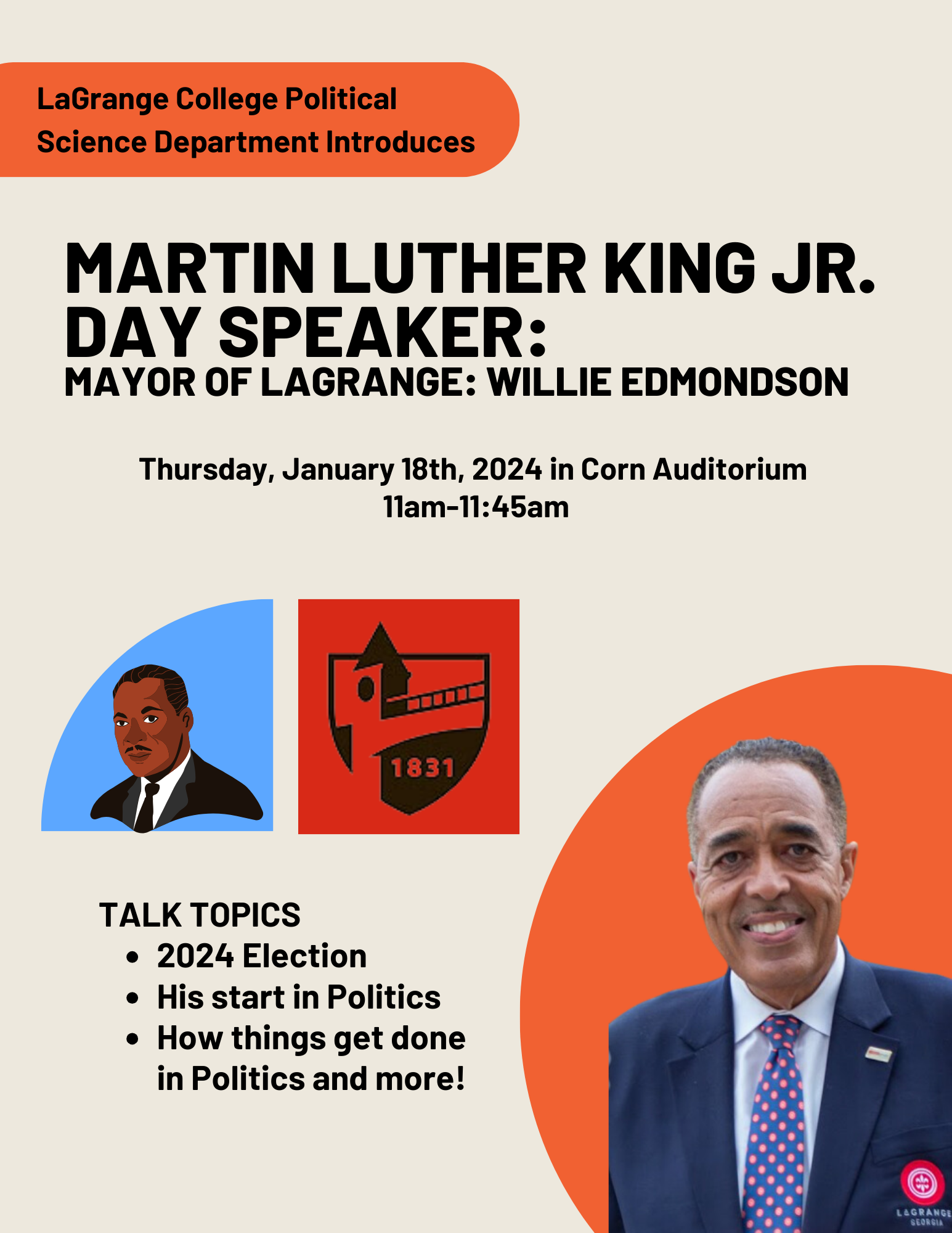 Political Science Department holds Martin Luther King Jr event